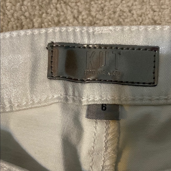 Kut from the Kloth Shimmering Silver Pants - Picture 4 of 8